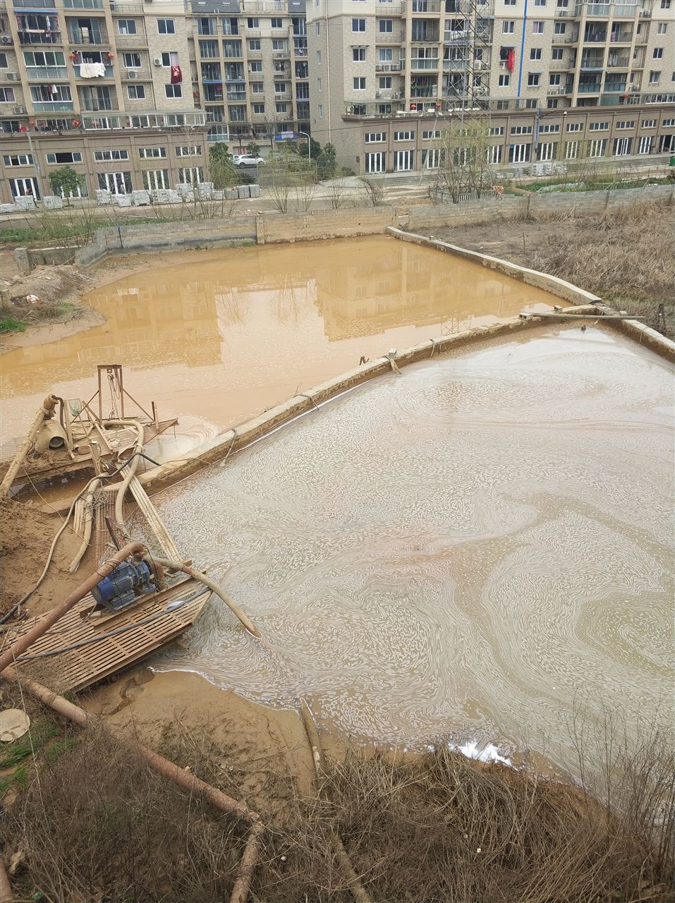 万全沉淀池淤泥清理-厂区废水池淤泥清淤