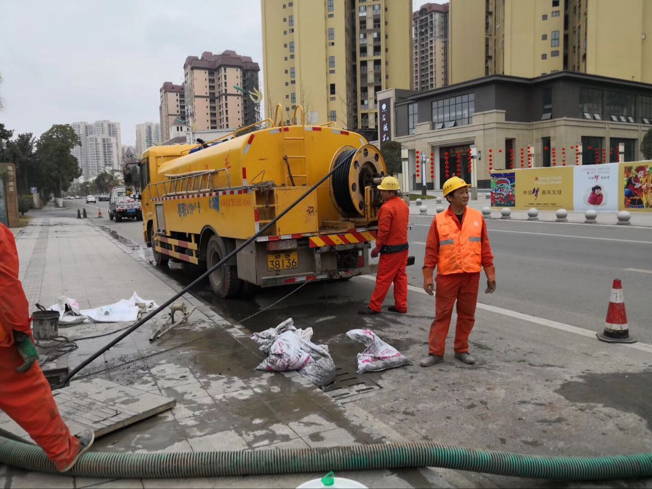 万全排污管道清淤-管道清洗