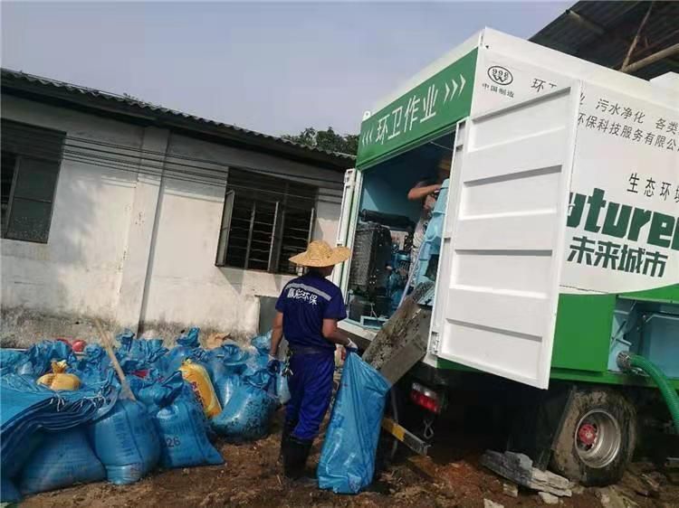 万全工业污泥压干处理